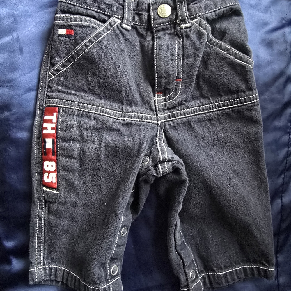 Tommy Hilfiger Kids Dark Blue Denim Shorts